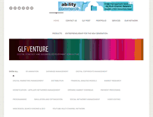 Tablet Screenshot of glfventure.com